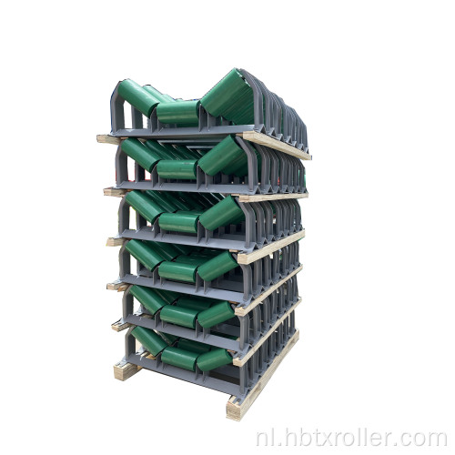 frames met stalen rollen voor riemtransportstations